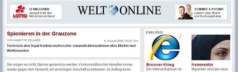 DIE WELT on CI